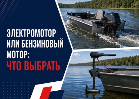 Электромотор или бензиновый лодочный мотор